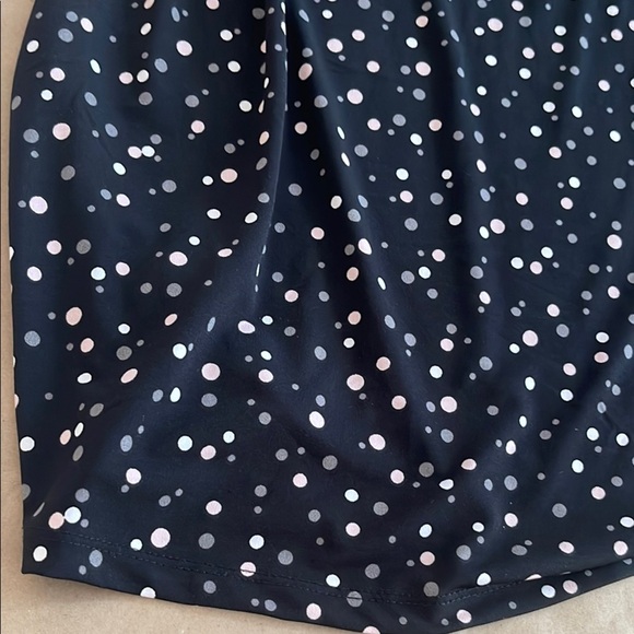 Ricki's Black and White Ruched Tie Front Midi Dress - Picture 4 of 7